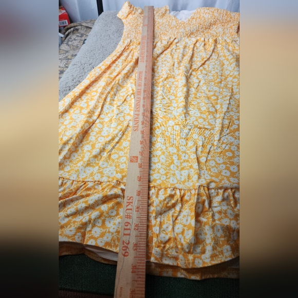 Coolmee Women's Summer Boho Dress Ruffle Cap Sleeve V-Neck Maternity M - Picture 9 of 15